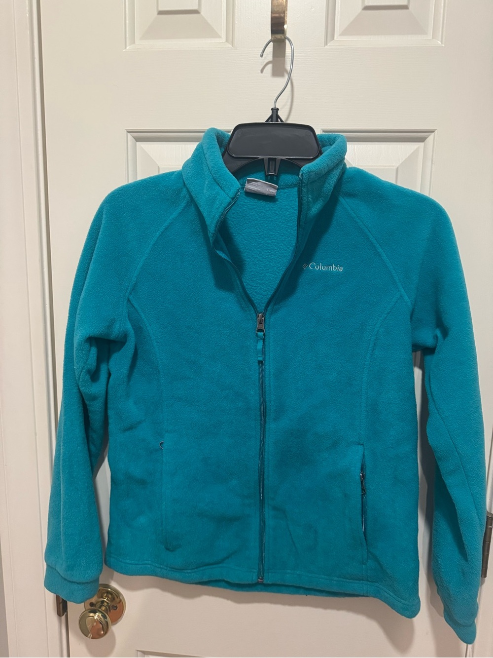 Columbia Teal Girls' Full-Zip Fleece Jacket